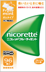 ニコレット フルーティミント 24個 パッケージ